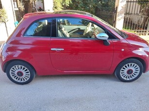 Fiat 500 '09 Ηλιοροφή ανοιγόμενη--service Αντιπροσωπείας - Καινουργιο Υγραεριο με 3 ΧΡΟΝΙΑ Εγγύηση