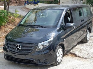 MERCEDES VITO 9 SEATS ΔΕΡΜΑΤΙΝΟ ΣΑΛΟΝΙ EXTRA LONG 2017