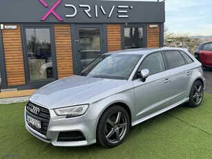 Audi A3 '19 SPORTBACK 30 TFSI - SLINE - 116HP - ΑΥΤΟΜΑΤΟ - ΔΕΡΜΑ - CLIMA - 1o ΧΕΡΙ