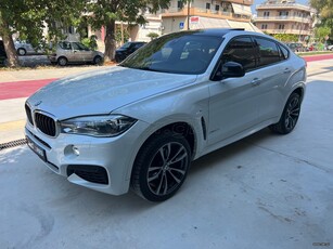 Bmw X6 '19 m pack- 30d-facelift -sunroof-λευκη περλα