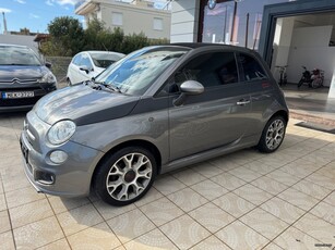 Fiat 500 '14 SPORT 0.9cc 105hp EURO 6 6ΤΑΧΥΤΟ CABRIO CARBON LINE