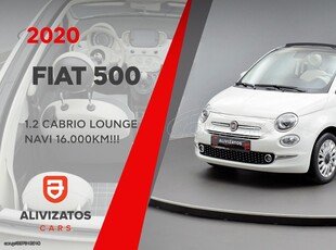 Fiat 500 '20 1.2 Cabrio Lounge Navi 16.000km!!!