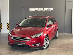 Ford Focus '15 TITANIUM,CLIMA,ΔΕΡΜΑ!