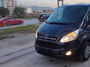 Ford Transit Custom '14 MAXI EURO5b 3ΘΕΣΙΟ ΜΕ ΓΡΑΜΜΑΤΙΑ