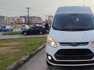 Ford Transit Custom '15 MAXI&ΥΠΕΡΥΨΩΜΕΝΟ 3-ΘΕΣΙΟ EURO5b ΜΕ ΓΡΑΜΜΑΤΙΑ