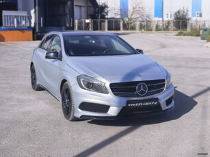 Mercedes-Benz A 180 '15 FULL EXTRA,AUTO 7 DCT, AMG PACK,PANO,NAVI,LED,Δέρμα,Από service,