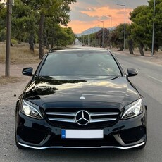 Mercedes-Benz C 180 '16 AMG LINE / LED / ΔΕΡΜΑ