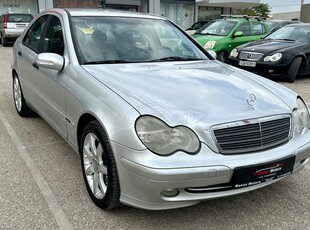 Mercedes-Benz C 200 '03 ΥΓΡΑΕΡΙΟ! ΜΕ ΤΕΛΗ'25! AYTOMATO! ΔΕΚΤΟΣ ΚΑΘΕ ΕΛΕΓΧΟΣ! MANOS MOTORS