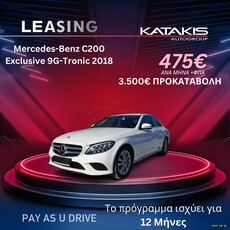 Mercedes-Benz C 200 '18 Exclusive 9G-Tronic2018 - Pay As You Drive