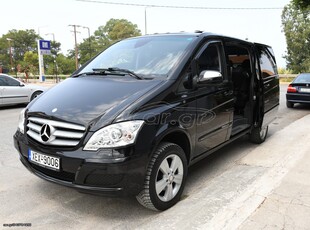 Mercedes-Benz Viano '14 4 MATIC. 2 A/C. 2 ΗΛΕΚ. ΠΛΑΙΝΕΣ ΠΟΡΤΕΣ. ΓΥΑΛΙΝΗ ΟΡΟΦΗ. WEBASTO