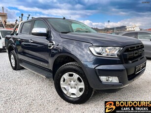 Ford Ranger '18 ΔΙΠΛΟΚΑΜΠΙΝΟ 2.2 TDCI LIMITED XLT 4X4 ΑΥΤΟΜΑΤΟ/ΚLΙΜΑ/ΔΕΡΜΑ/NAVIGATION FULL EXTRA