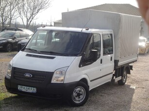 Ford Transit '14 TRANSIT L2H2 ΔΙΠΛΟΚΑΜΠΙΝΟ ΚΑΡΟΤΣΑ ΜΕ ΤΕΝΤΑ 2.200cc 125Ps. FT 300 EURO5B TURBO DIESEL INTERCOOLER ΕΓΓΥΗΣΗ ΧΙΛΙΟΜΕΤΡΩN!!!